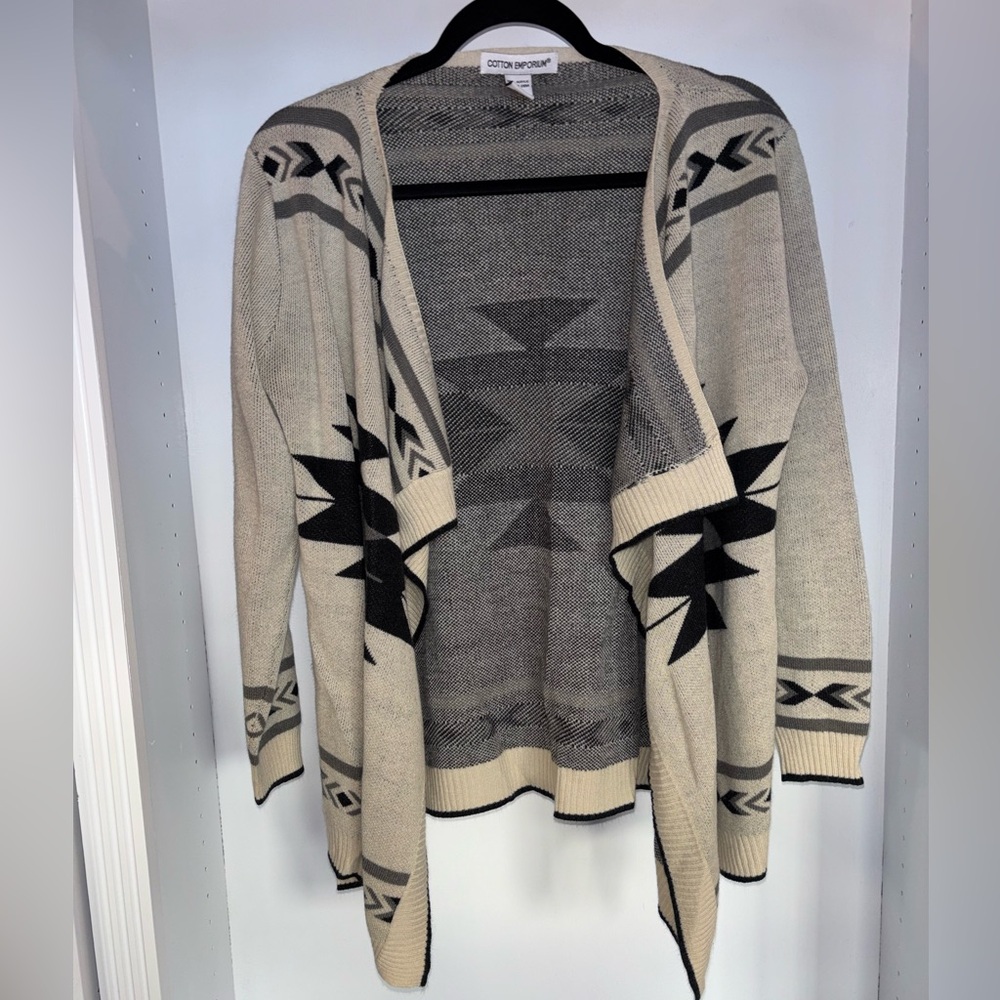 Vintage Aztec | Western Cardigan, Workwear, Casual, Oversized